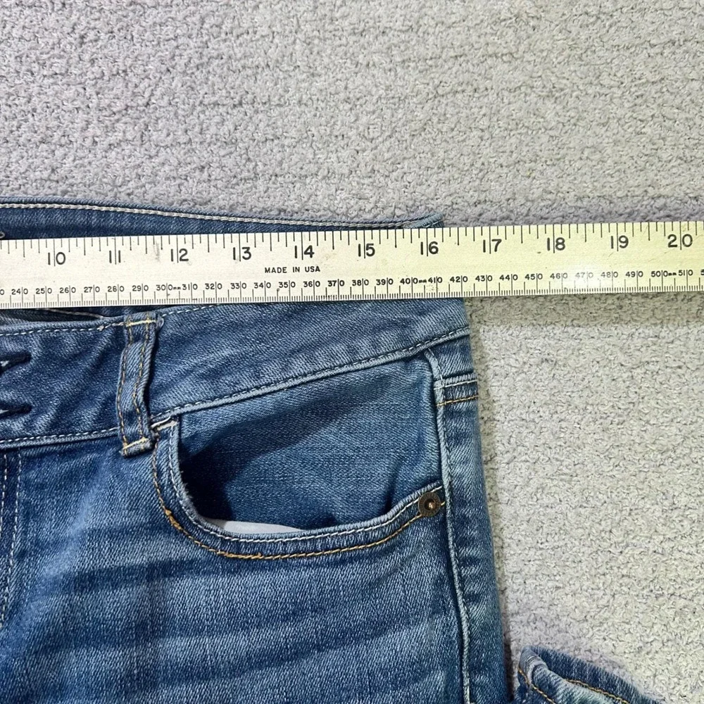 American Eagle Jeans Artist Flare 10L Blue Vintage 2000s Ultra Low Rise‎ Y2K